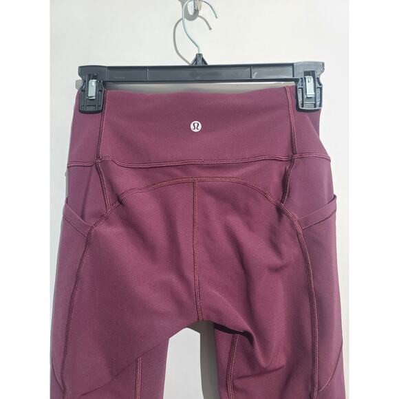 Lululemon All The Right Places Crop II High-Rise 23" Dark Adobe 4 GUC Luxtreme - Picture 3 of 4